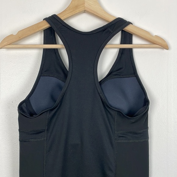 Nike Dri Fit sleeveless pullover racerback black stretch tank top Size Medium - Picture 6 of 7
